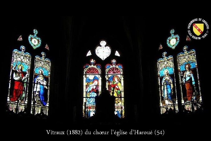 Vitraux (1882) du chœur l'église d'Haroué (54) 