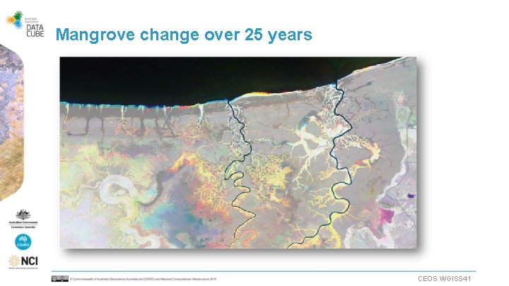 Mangrove change over 25 years CEOS WGISS 41 
