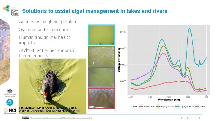 Solutions to assist algal management in lakes and rivers An increasing global problem Systems