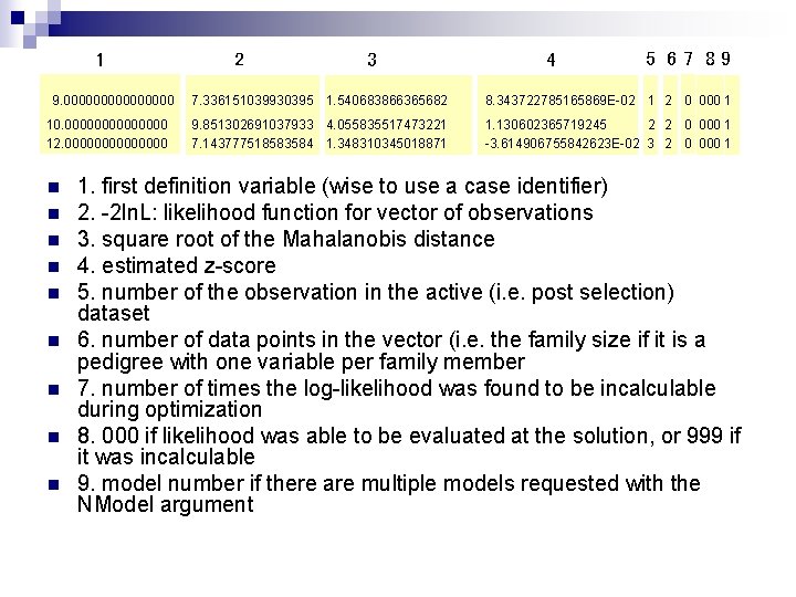 1 9. 00000000 10. 0000000 12. 0000000 n n n n n 2 3