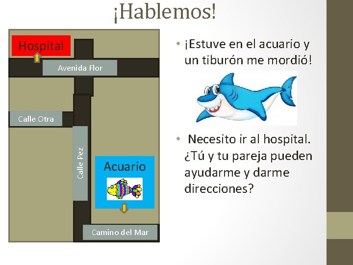 ¡Hablemos! • ¡Estuve en el acuario y un tiburón me mordió! Hospital Avenida Flor