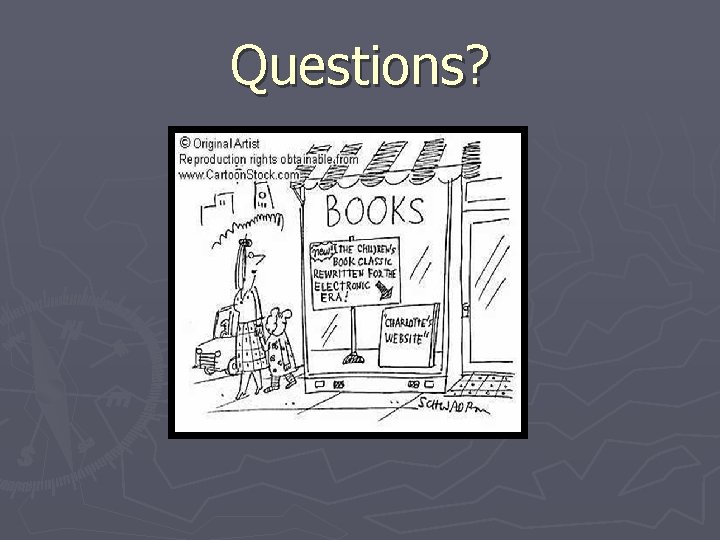 Questions? 