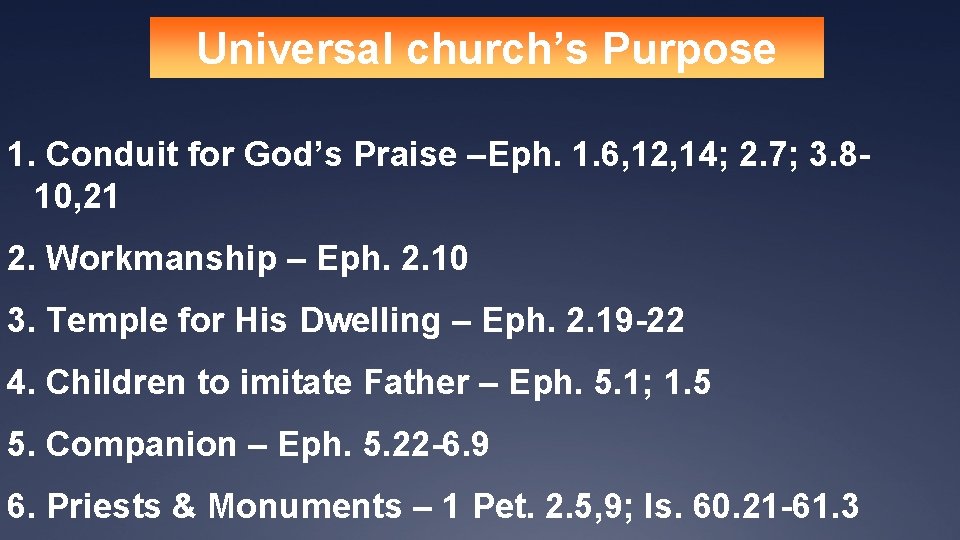 Understanding Christs church Lesson 3 Distinctions Between the