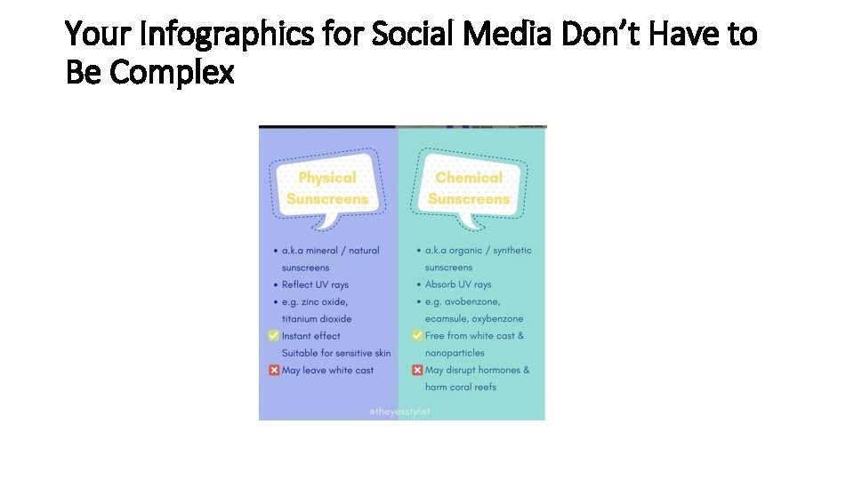 Your Infographics for Social Media Don’t Have to Be Complex 