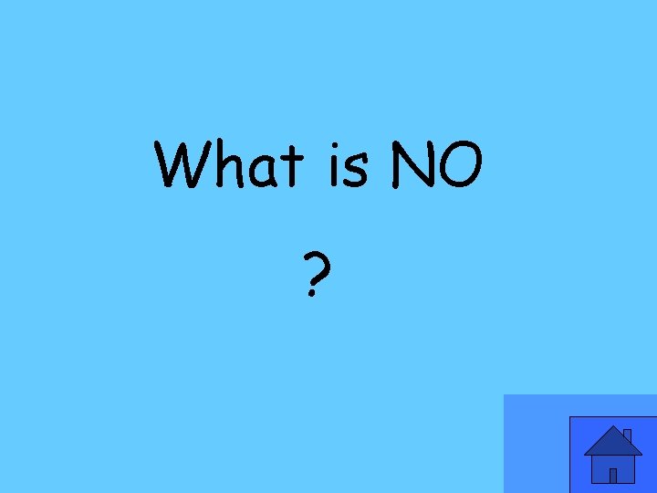 What is NO ? 