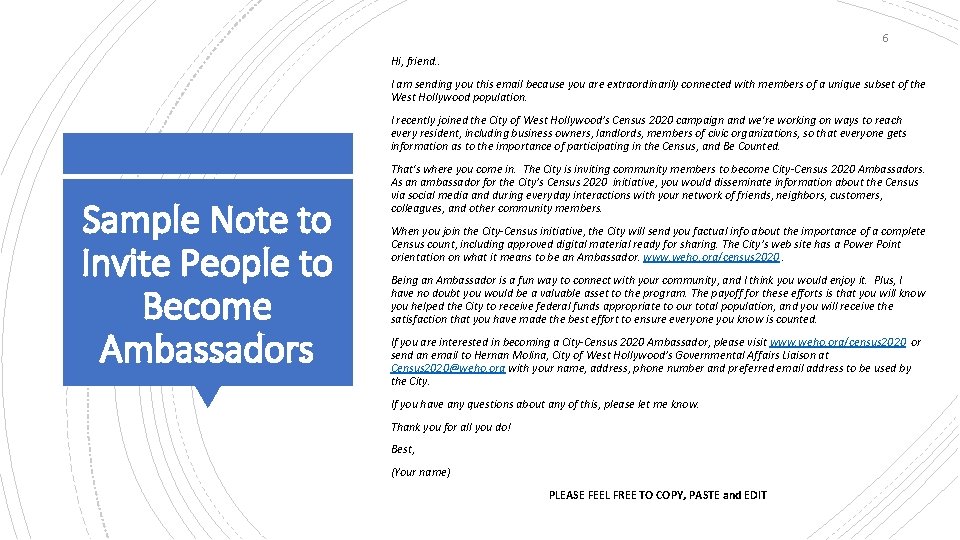 6 Hi, friend. . I am sending you this email because you are extraordinarily