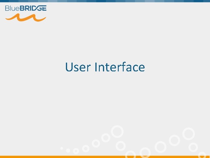 User Interface 