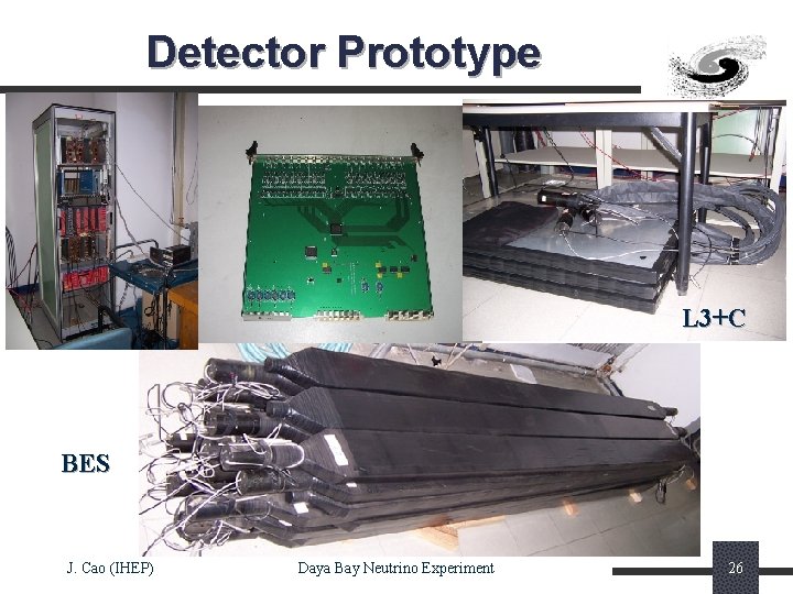 Detector Prototype L 3+C BES J. Cao (IHEP) Daya Bay Neutrino Experiment 26 