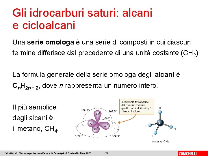 Gli idrocarburi saturi: alcani e cicloalcani Una serie omologa è una serie di composti