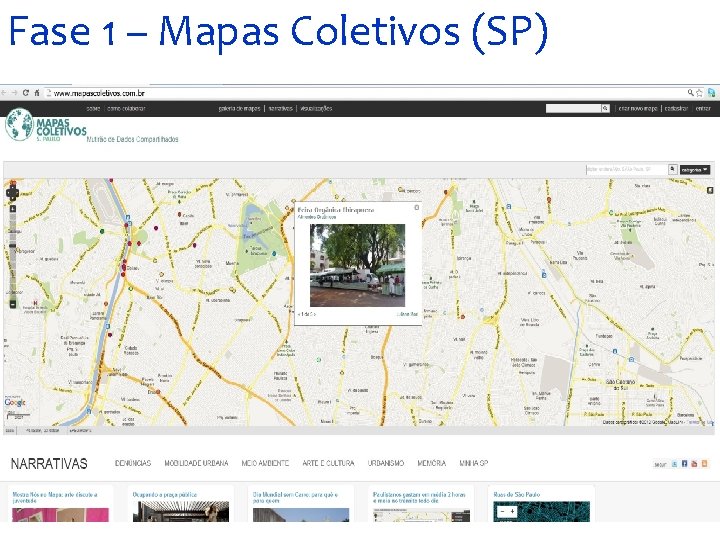 Fase 1 – Mapas Coletivos (SP) 