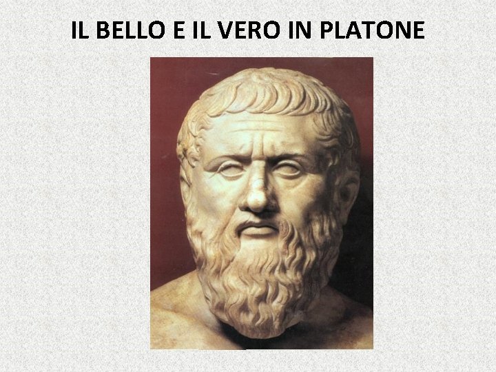 IL BELLO E IL VERO IN PLATONE 