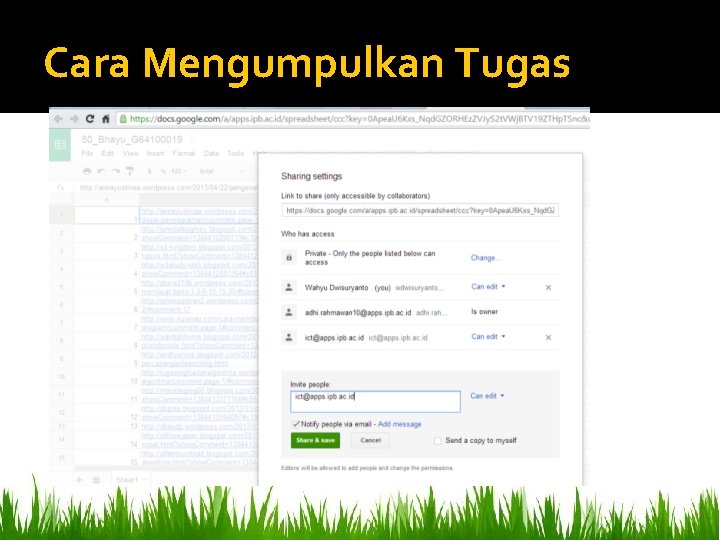 Cara Mengumpulkan Tugas 