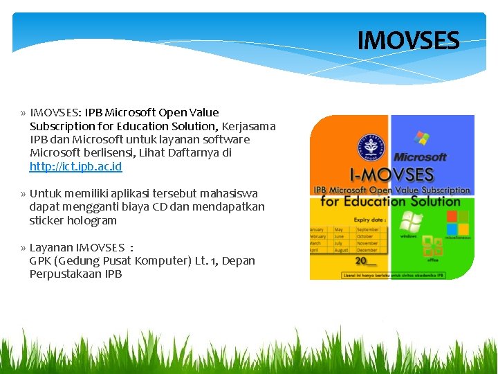 IMOVSES » IMOVSES: IPB Microsoft Open Value Subscription for Education Solution, Kerjasama IPB dan