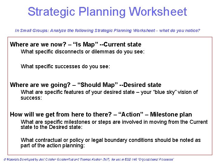 Strategic Planning Worksheet In Small Groups: Analyze the following Strategic Planning Worksheet – what Strategic Planning Worksheet In Small Groups: Analyze the following Strategic Planning Worksheet – what