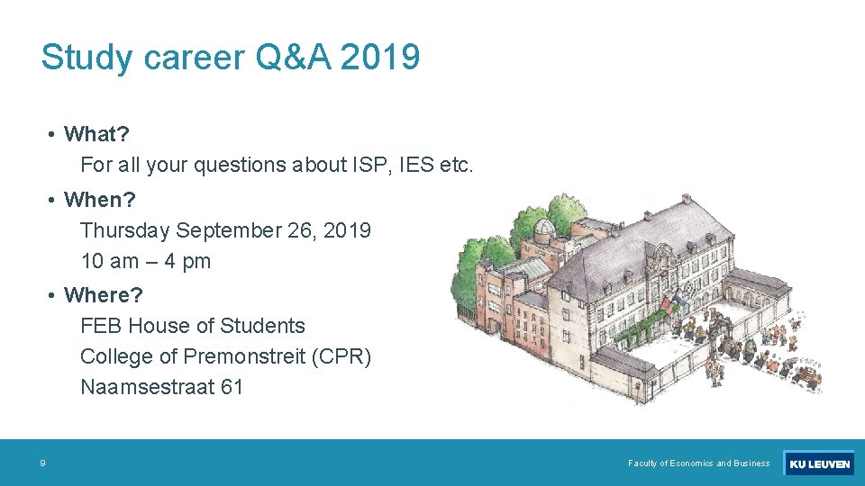 Study career Q&A 2019 • What? For all your questions about ISP, IES etc.