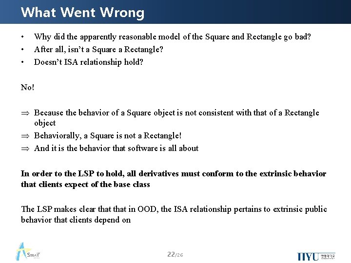What Went Wrong • • • Why did the apparently reasonable model of the