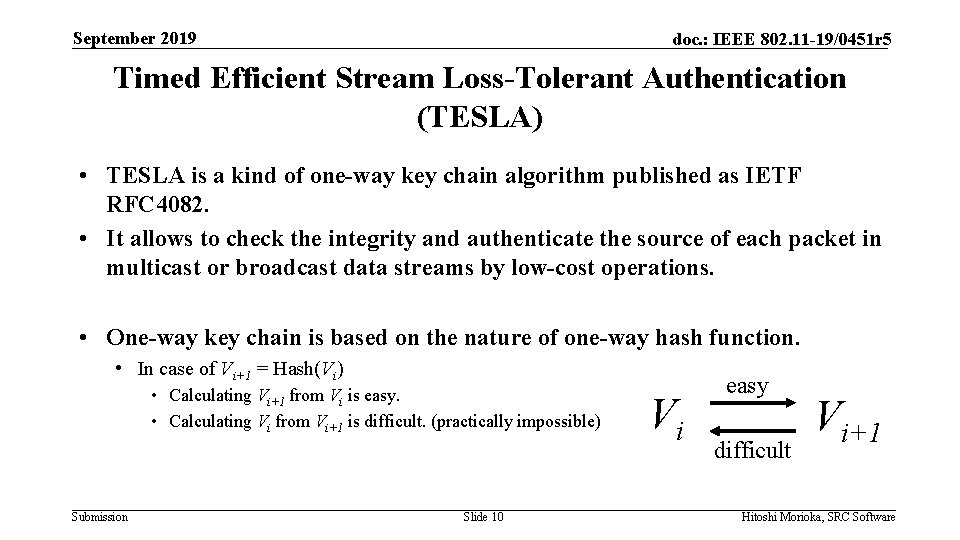 September 2019 doc. : IEEE 802. 11 -19/0451 r 5 Timed Efficient Stream Loss-Tolerant