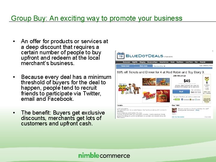 Group Buy: An exciting way to promote your business • An offer for products