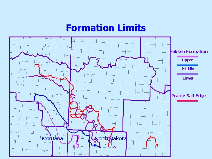Formation Limits Bakken Formation Upper Middle Lower Prairie Salt Edge Montana North Dakota 