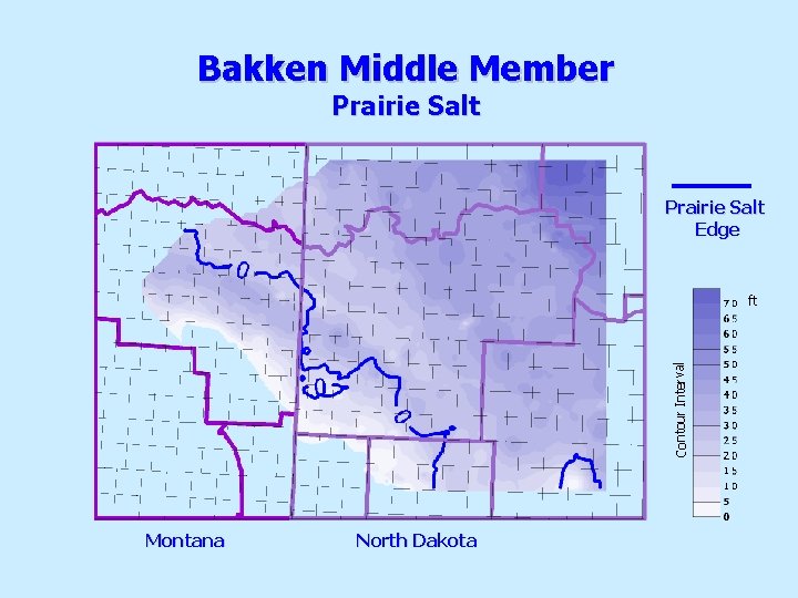 Bakken Middle Member Prairie Salt Edge Contour Interval ft Montana North Dakota 