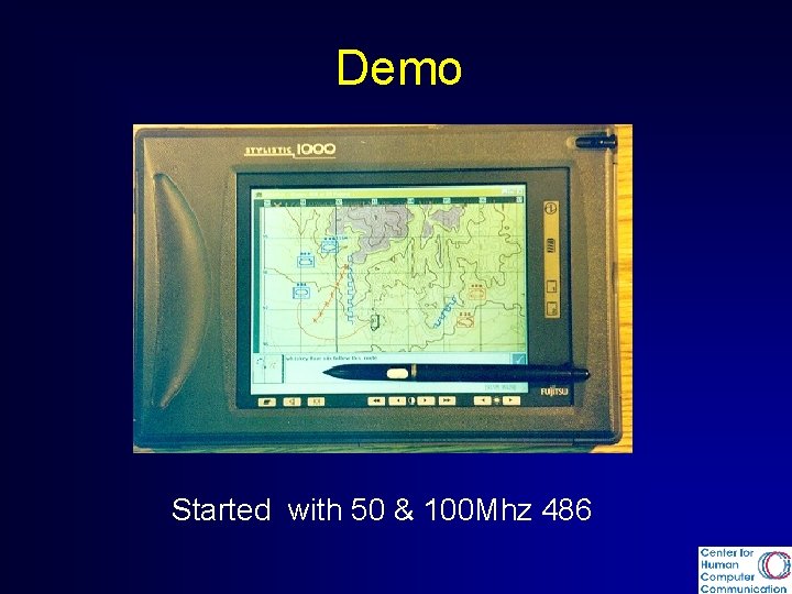 Demo Started with 50 & 100 Mhz 486 