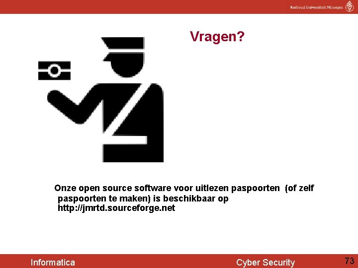 Vragen? Onze open source software voor uitlezen paspoorten (of zelf paspoorten te maken) is