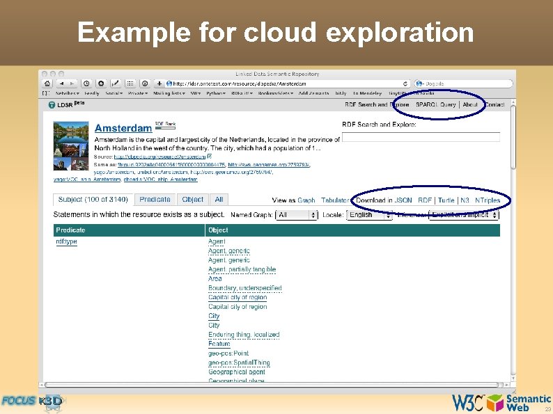 Example for cloud exploration 23 