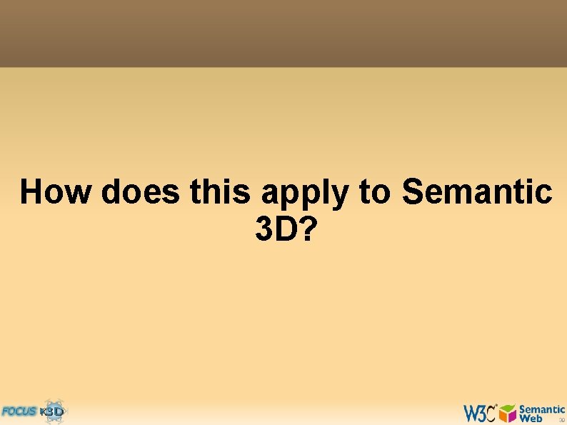 How does this apply to Semantic 3 D? 39 