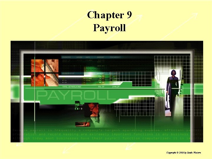 Chapter 9 Payroll Copyright © 2003 by South-Western 