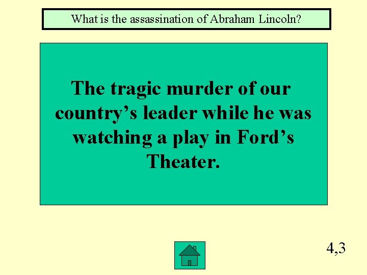 What is the assassination of Abraham Lincoln? The tragic murder of our country’s leader