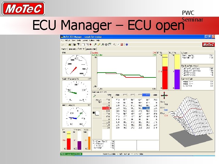 PWC Seminar ECU Manager – ECU open 