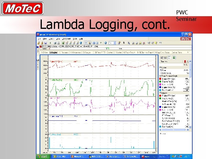 Lambda Logging, cont. PWC Seminar 