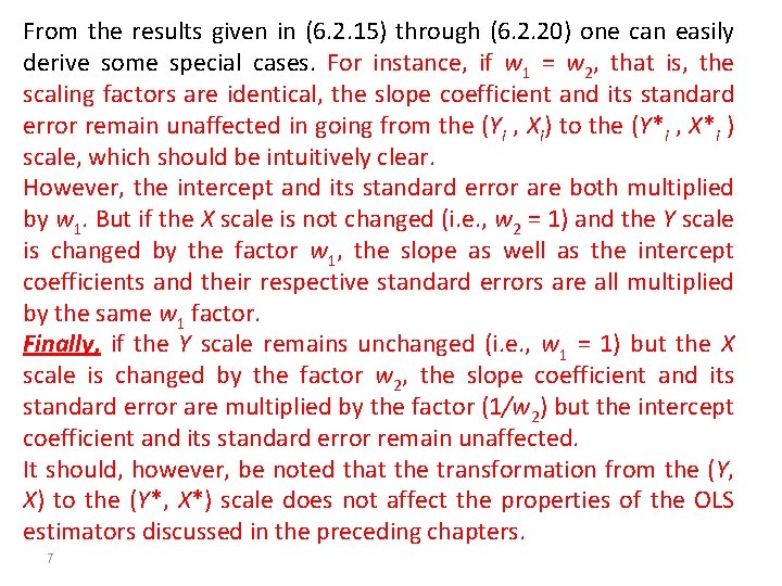 From the results given in (6. 2. 15) through (6. 2. 20) one can From the results given in (6. 2. 15) through (6. 2. 20) one can