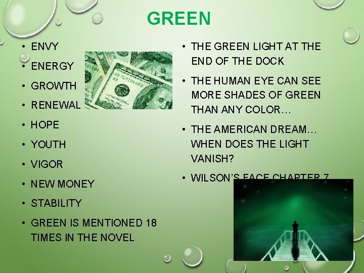GREEN • ENVY • ENERGY • GROWTH • RENEWAL • HOPE • YOUTH •