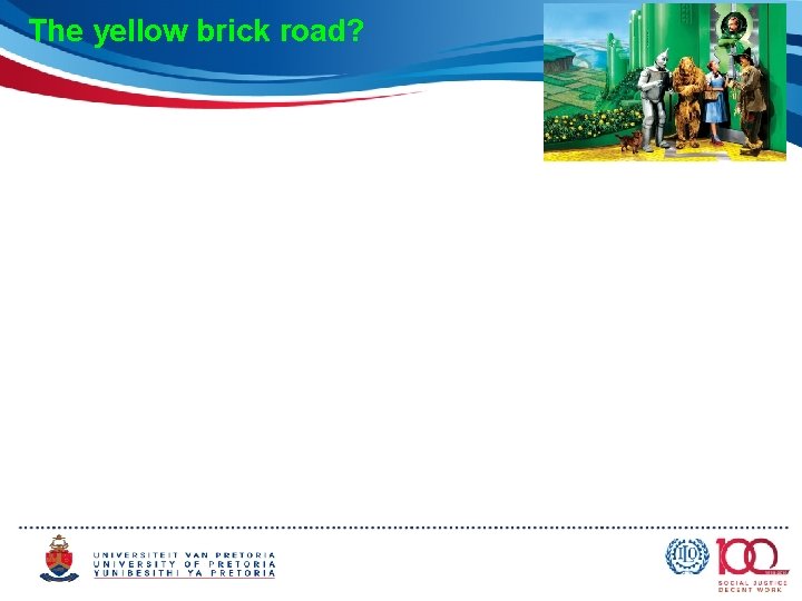The yellow brick road? Callout Box 