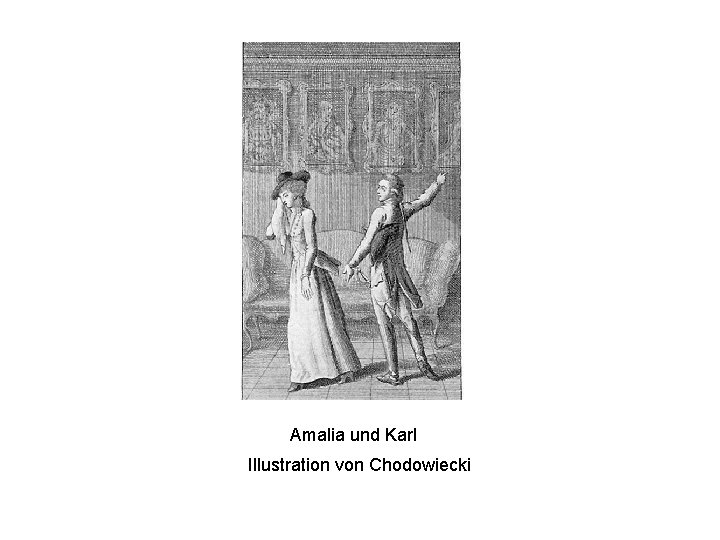 Amalia und Karl Illustration von Chodowiecki 