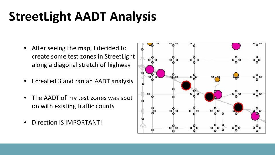 Street. Light AADT Analysis • After seeing the map, I decided to create some