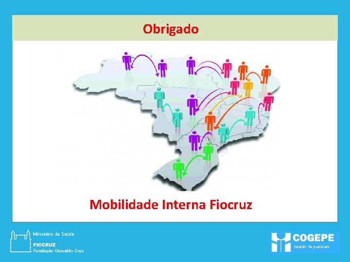 Obrigado Mobilidade Interna Fiocruz Gestão de pessoas 