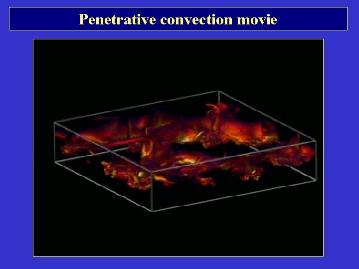 Penetrative convection movie Penetrative convection movie