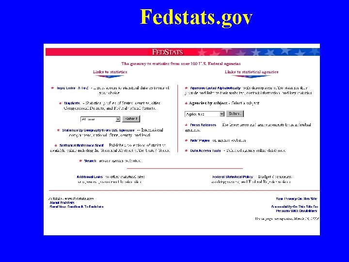 Fedstats. gov 