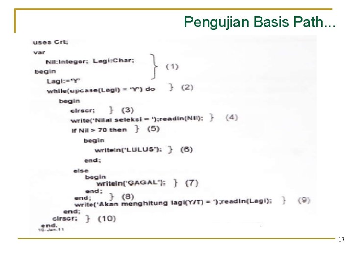 Pengujian Basis Path. . . 17 