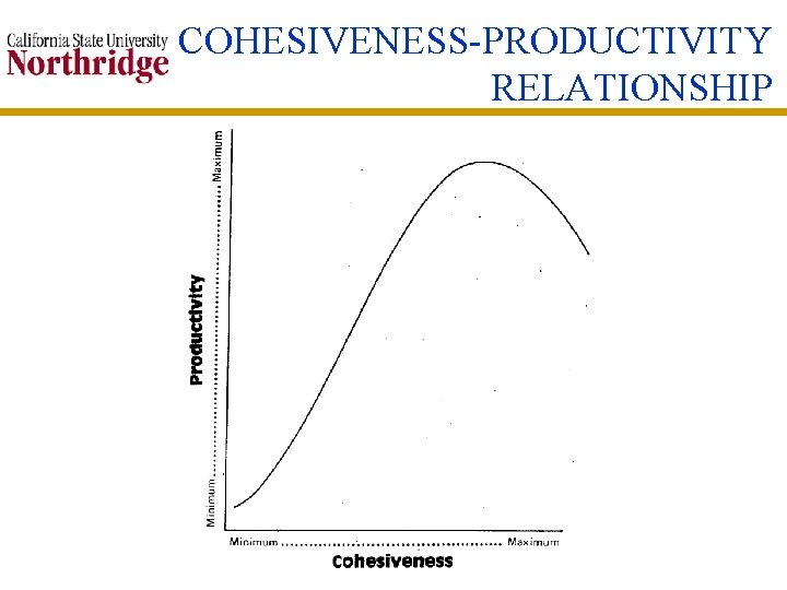 COHESIVENESS-PRODUCTIVITY RELATIONSHIP 