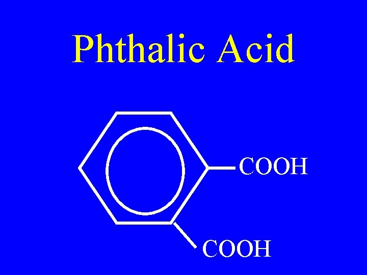 Phthalic Acid COOH 