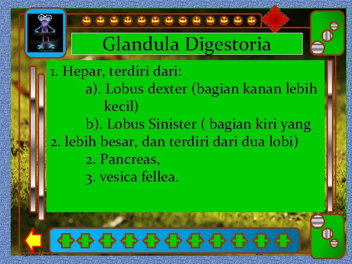 Glandula Digestoria 1. Hepar, terdiri dari: Click to edit Master subtitle style Click to