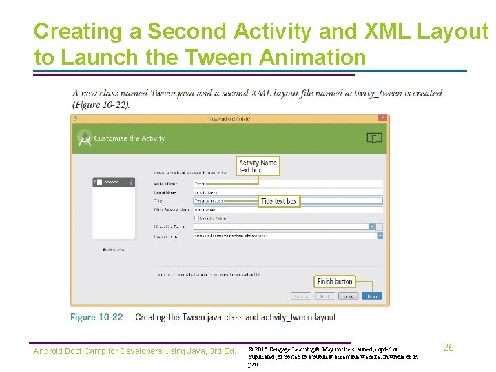 Creating a Second Activity and XML Layout to Launch the Tween Animation Android Boot