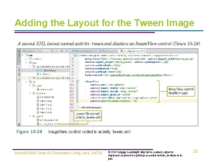 Adding the Layout for the Tween Image Android Boot Camp for Developers Using Java,