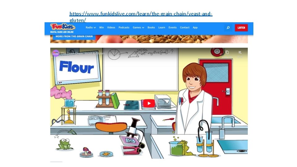 https: //www. funkidslive. com/learn/the-grain-chain/yeast-andgluten/ 