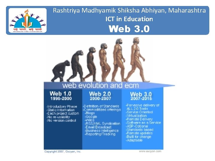 Rashtriya Madhyamik Shiksha Abhiyan, Maharashtra ICT in Education Web 3. 0 