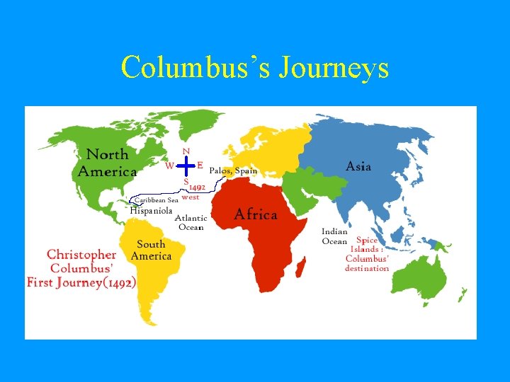 Columbus’s Journeys  Columbus’s Journeys