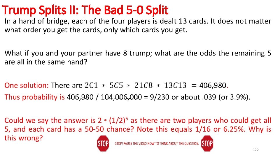 Trump Splits II: The Bad 5 -0 Split • 122 